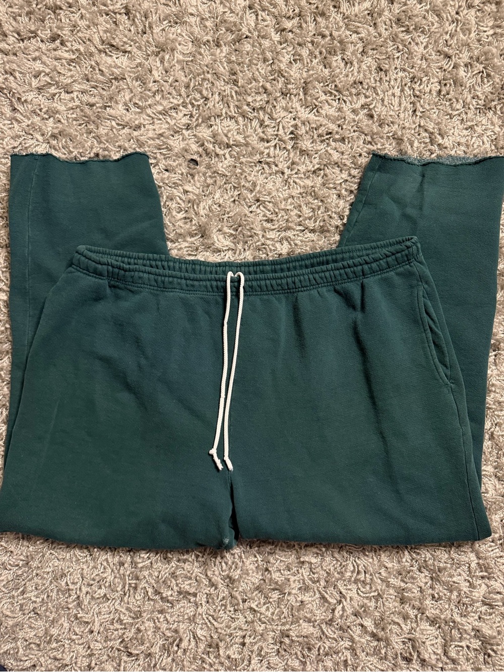 Vintage Pluma Green Cut Sweatpants